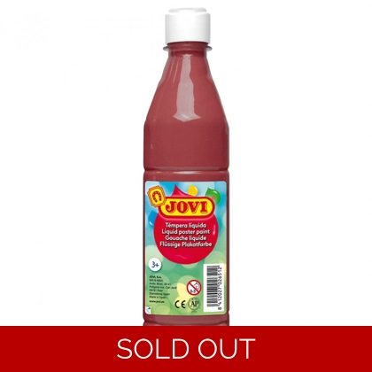 JOVI Liquid Poster Paint Bottle 500ml Brown